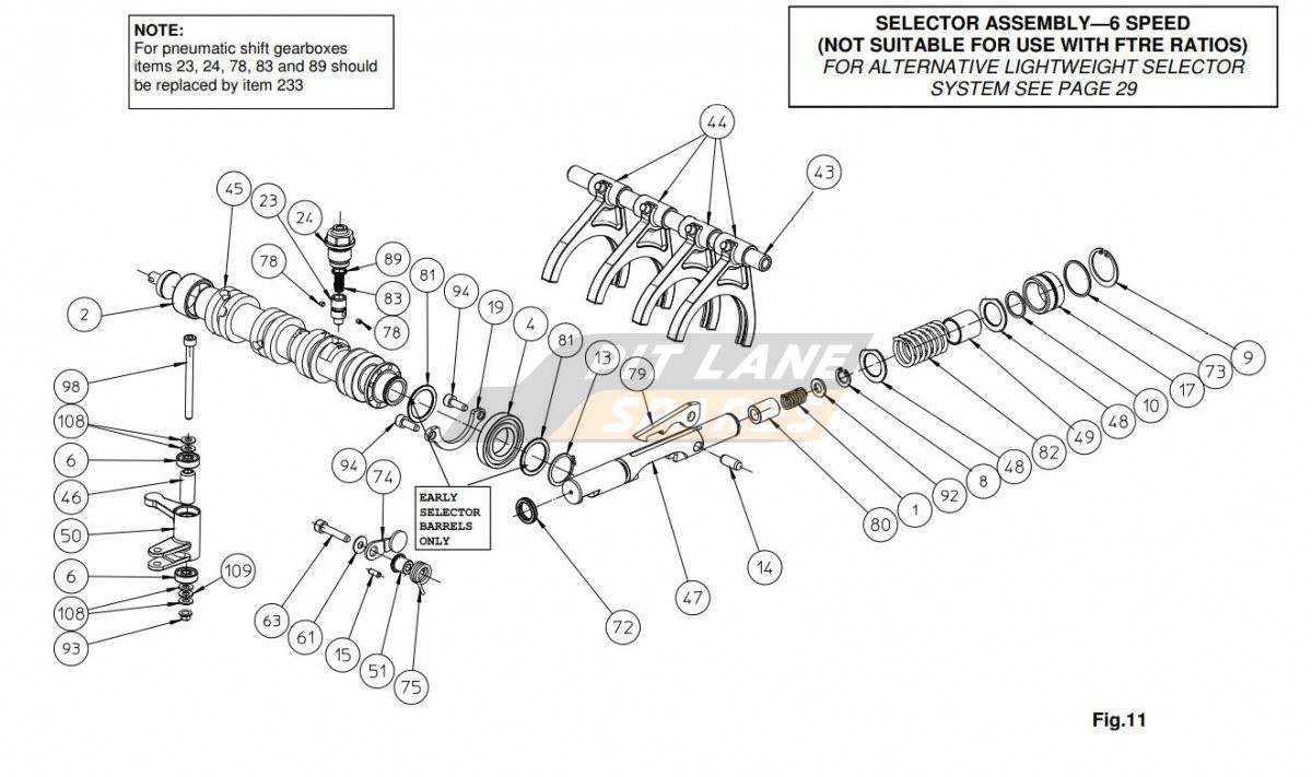 SELECTOR ASSY